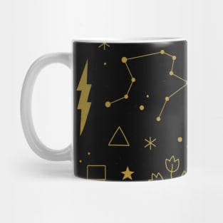 Estoretic - Golden and Black Pattern Mug